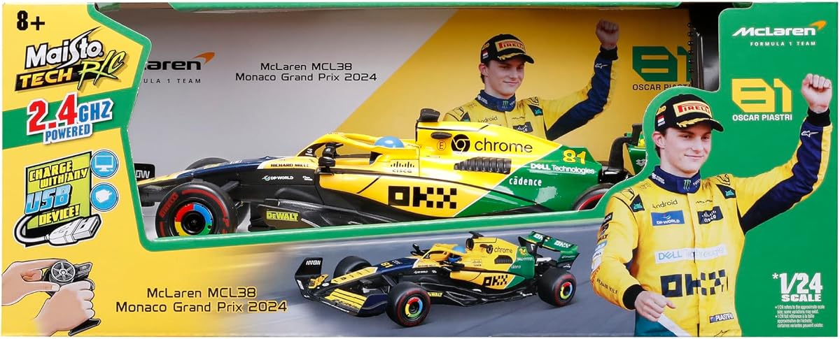 Maisto Tech R/C 1:24 McLaren MCL38 (2024) Piastri #81