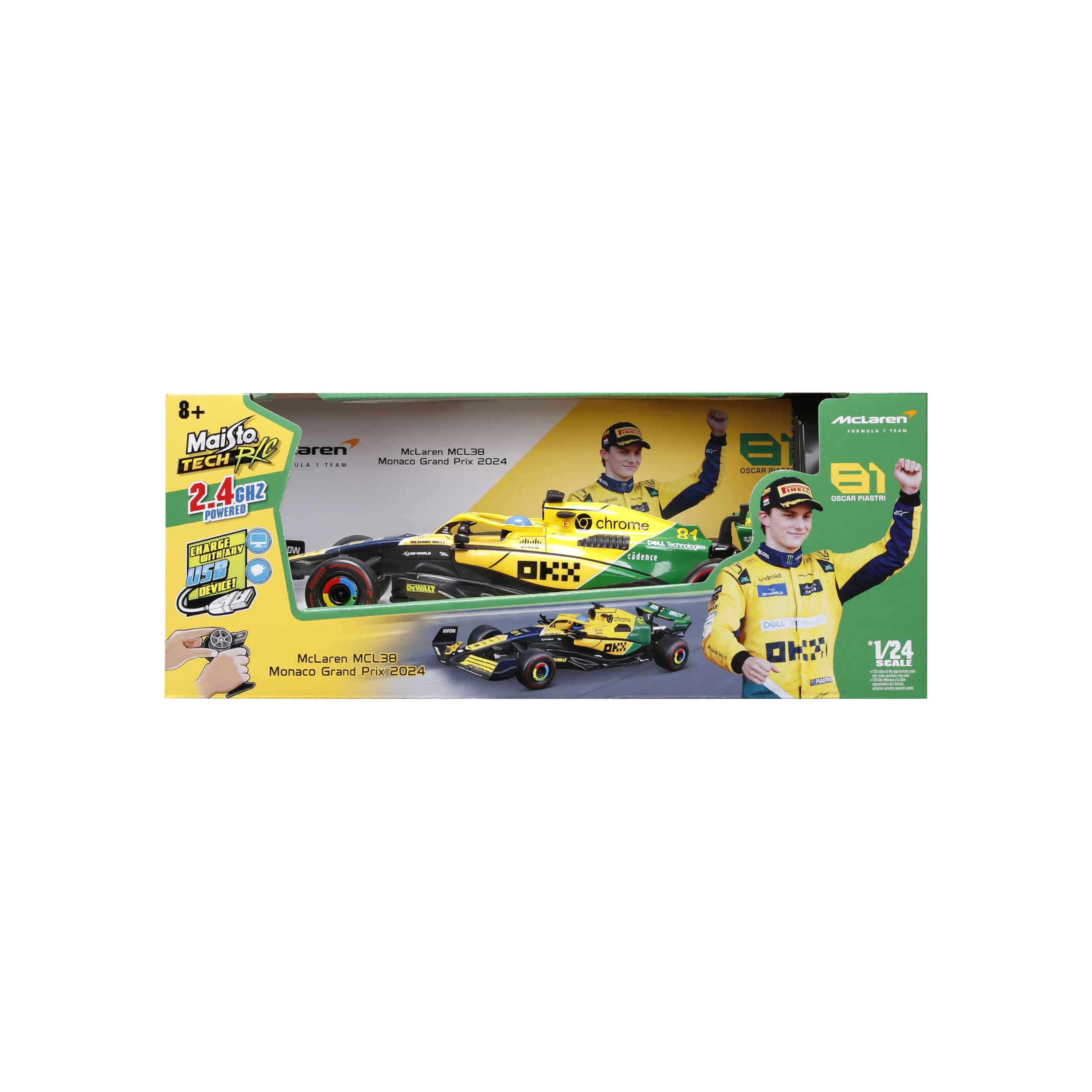 1:24 PREMIUM RC F1 MCLAREN 2024 PIASTRI 2.4GHZ
