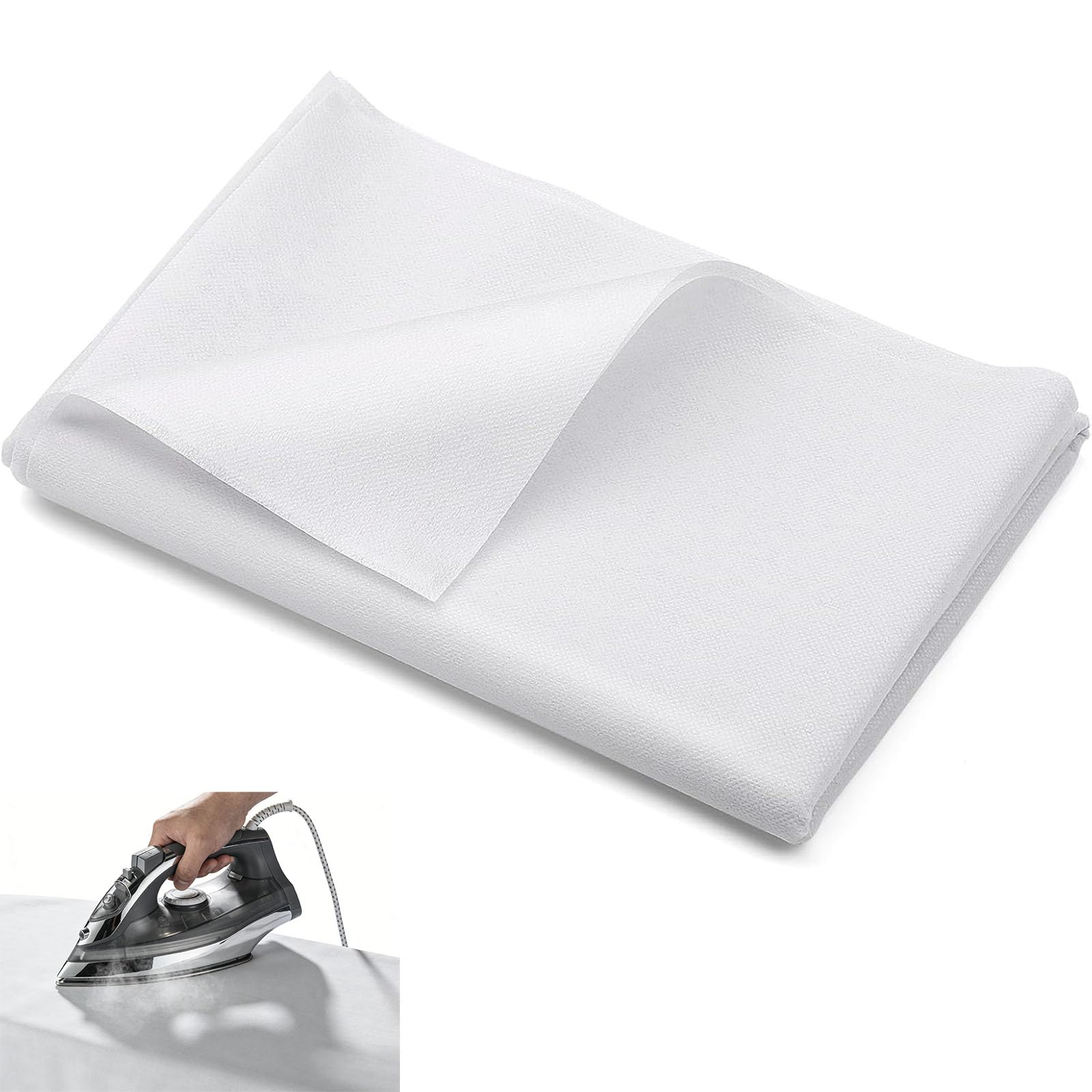 Iron On Interfacing, 100cm X 3m Interfacing for Sewing Iron On, Interfacing, Sewing Iron On Interfacing Medium Weight Fusible Interfacing for Sewing, Quilting, Crafting and Dress Making