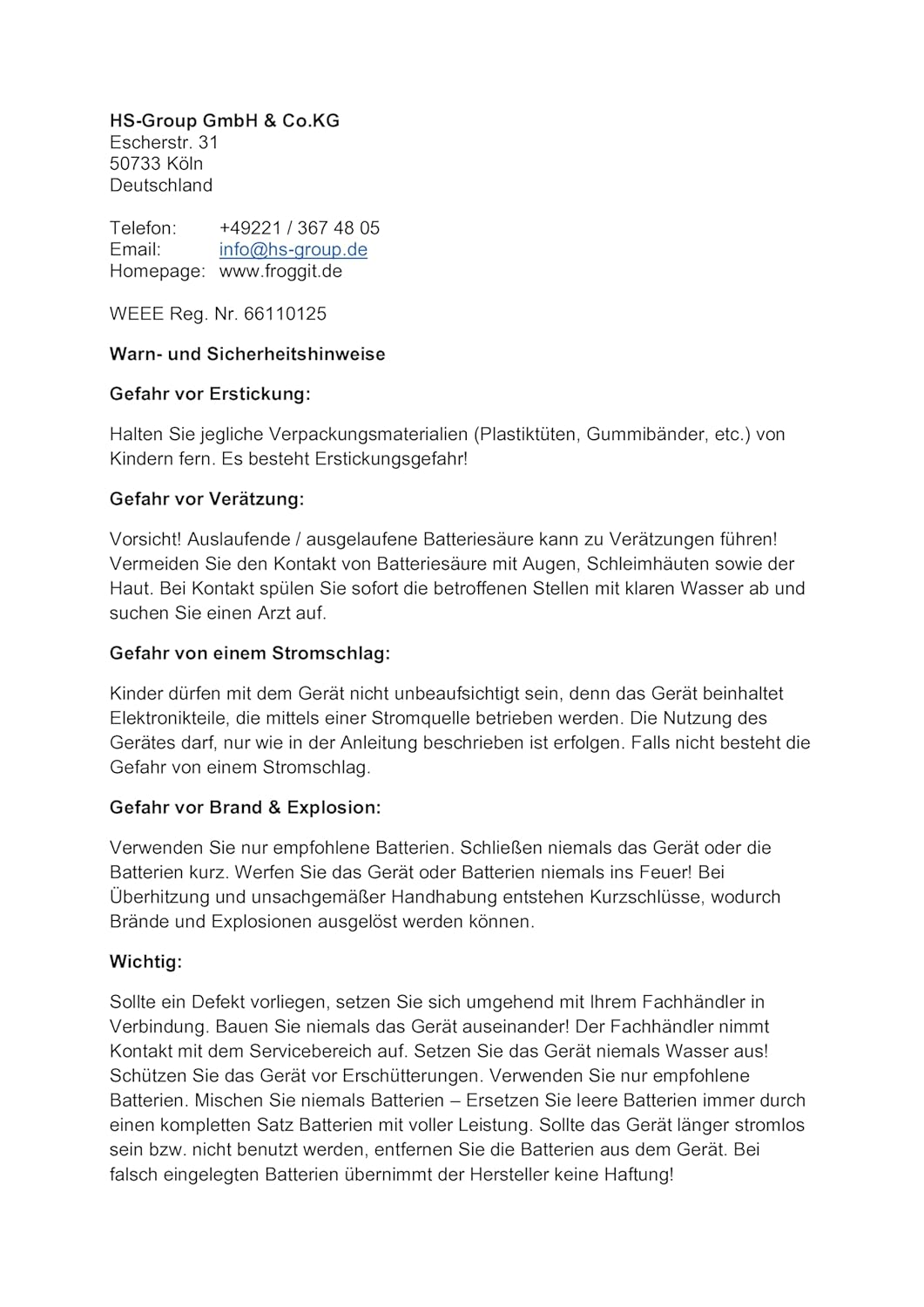 Diagram of froggit HP2000 compatible extension sensors