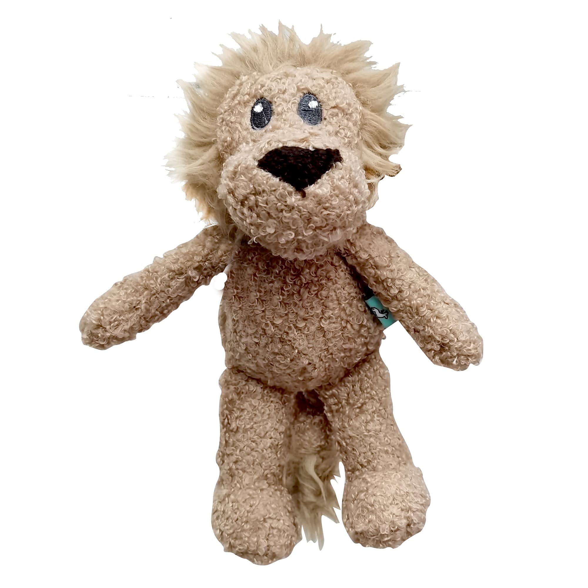 Rosewood Tufflove Lion Small, Tough Dog Toy, For Small to Medium Dogs,Brown