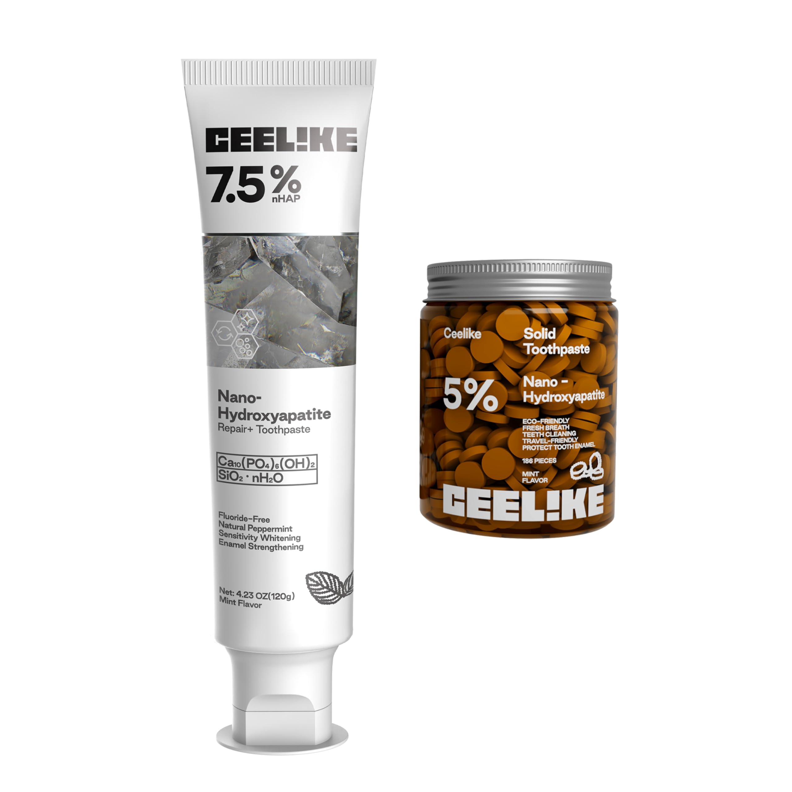 Amazon.com: CEELIKE Hydroxyapatite Toothpaste & 186-Count