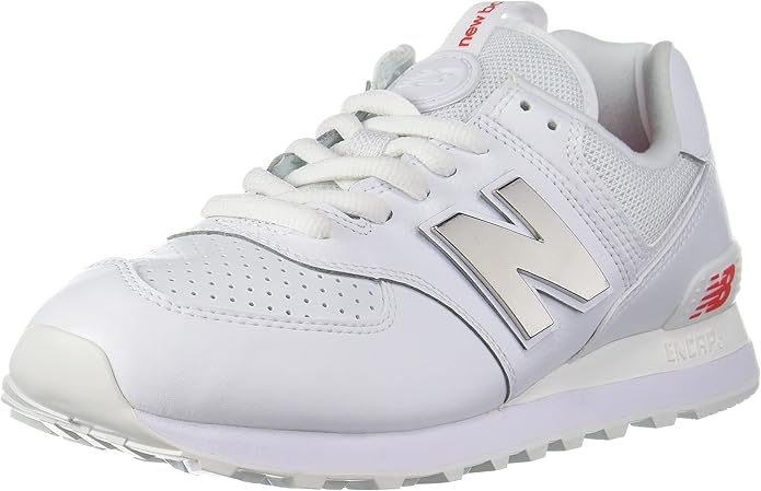 grey and white new balance 574