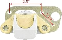 Vista 3 de Caltric Pinza de freno delantera y trasera con pastillas compatible con Polaris Scrambler 500 2x4 4X4 2001 2002