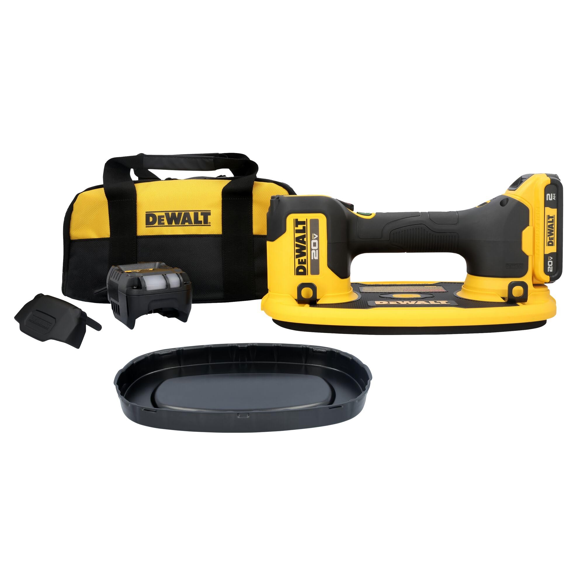 DEWALT 20V MAX Cordless GRABO Suction Lifter Kit with Battery and Charger Included, Lift-load Capacity of Up to 265 lbs. (DCE592D1)
