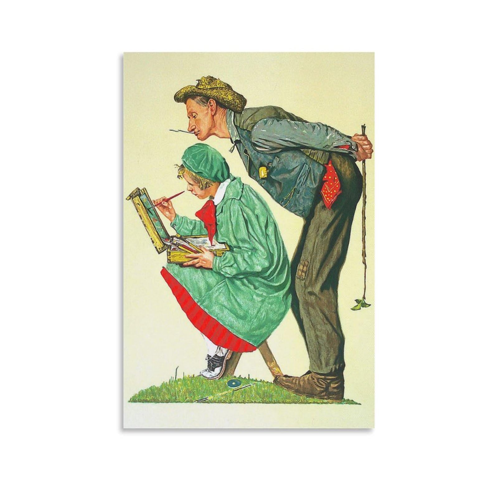 Amazon.co.jp: Norman Rockwell ノーマン・ロックウェル 絵画 ポスター