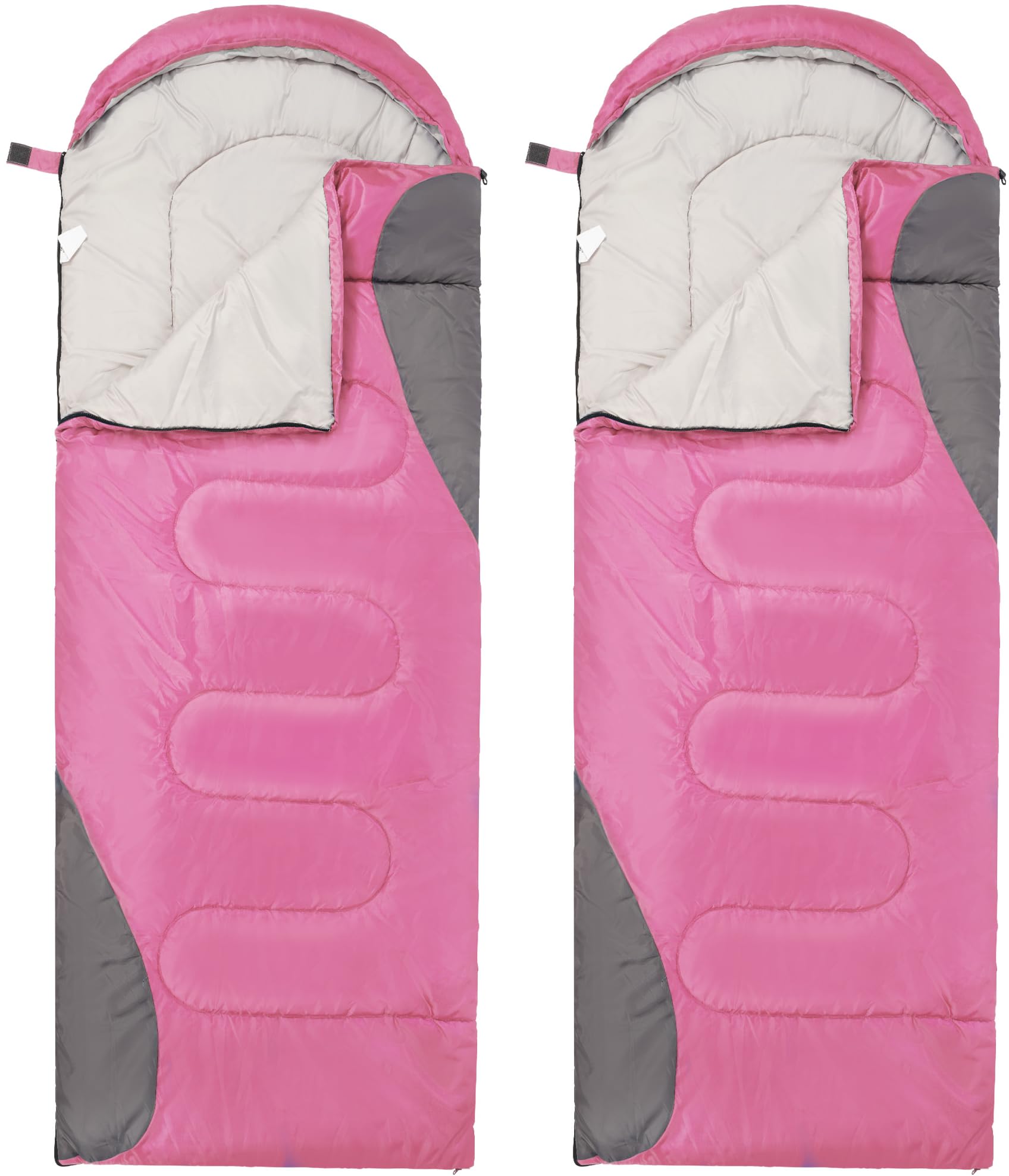 Elevon Sleeping Bag for Adults Teens Kids Cold Warm Weather, Portable Waterproof & Lightweight, Compact with Compression Sack, for 3-4 Seasons Camping, Backpacking, Hiking, Travel, Indoors Outdoors