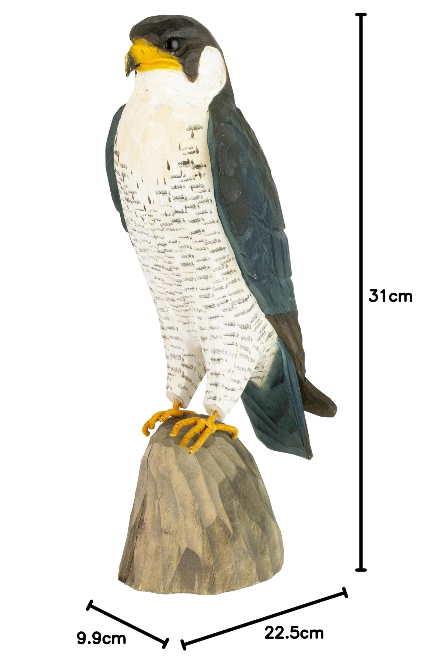 Wildlife Garden WG465 - Figura decorativa de pájaro de madera