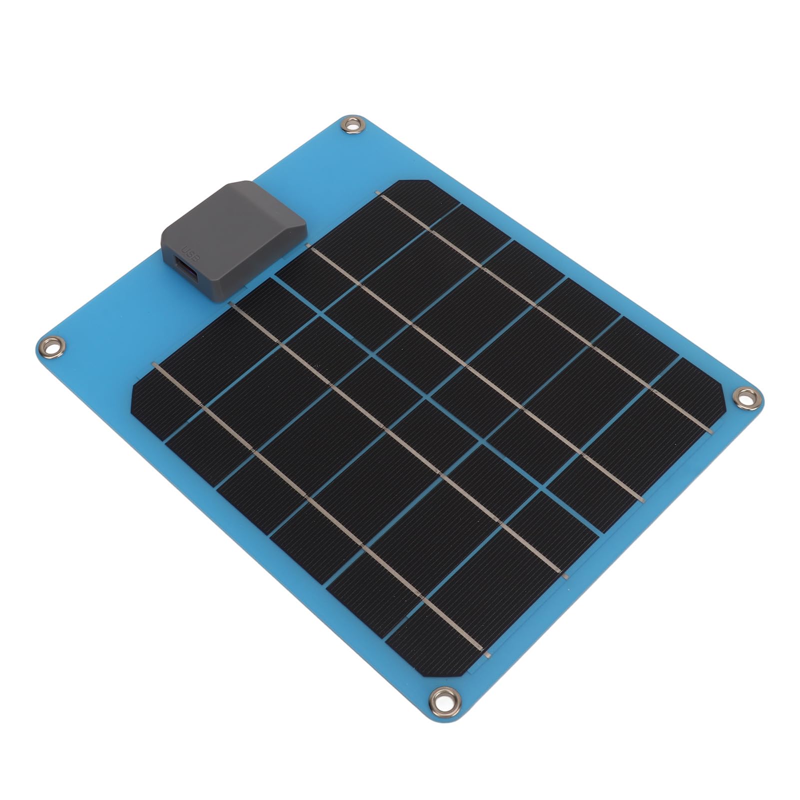 Kit Pannello Solare Monocristallino 5W 5V Uscita USB, Pannello