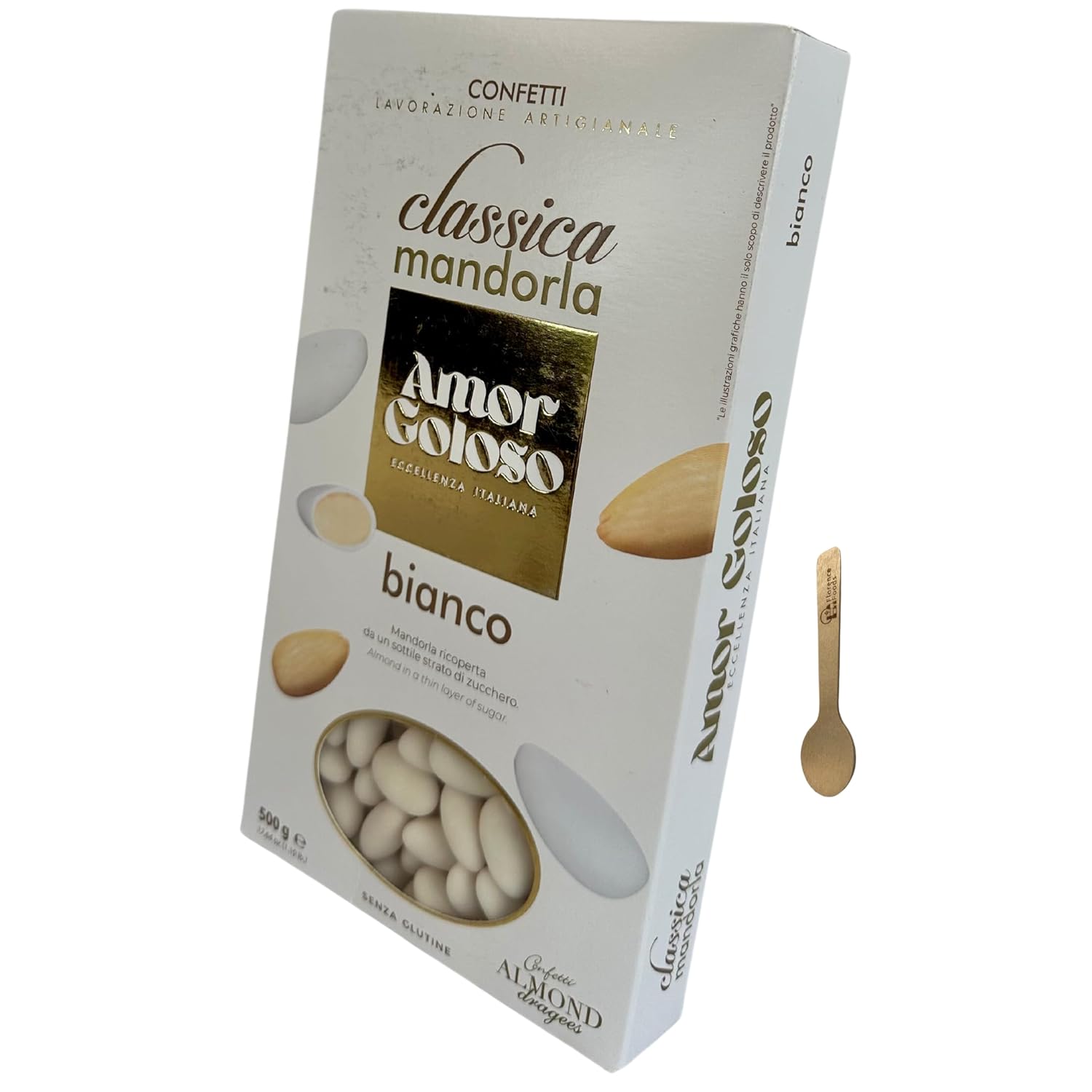 Confetti Almond Dragees White Jordan Almonds for Weddings