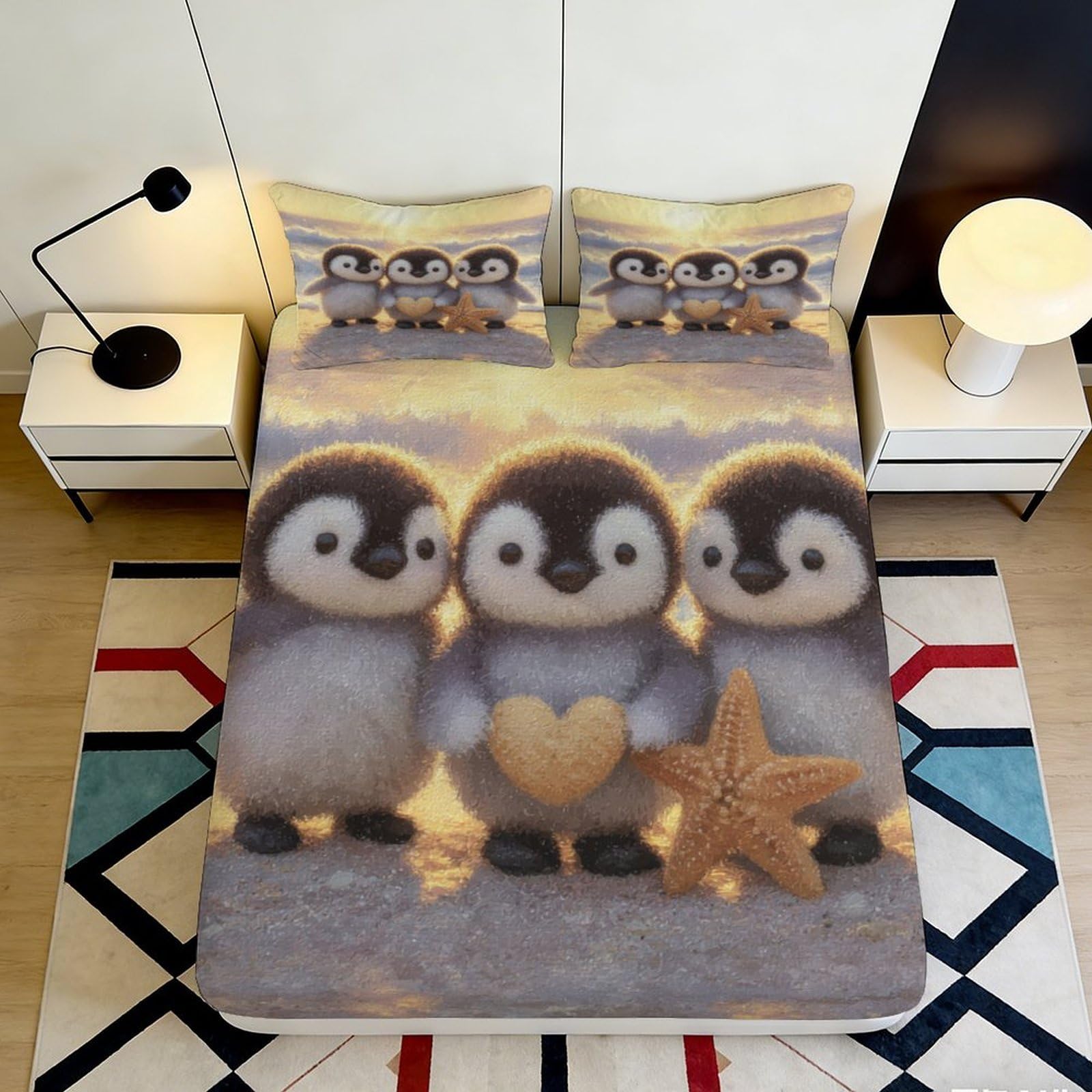 3D Printed Mandala Fitted Sheet Microfiber Non-Slip Deep Pocket Mandala Mattress Fitted Cover Full Wrap Bedroom 180x200x25cm
