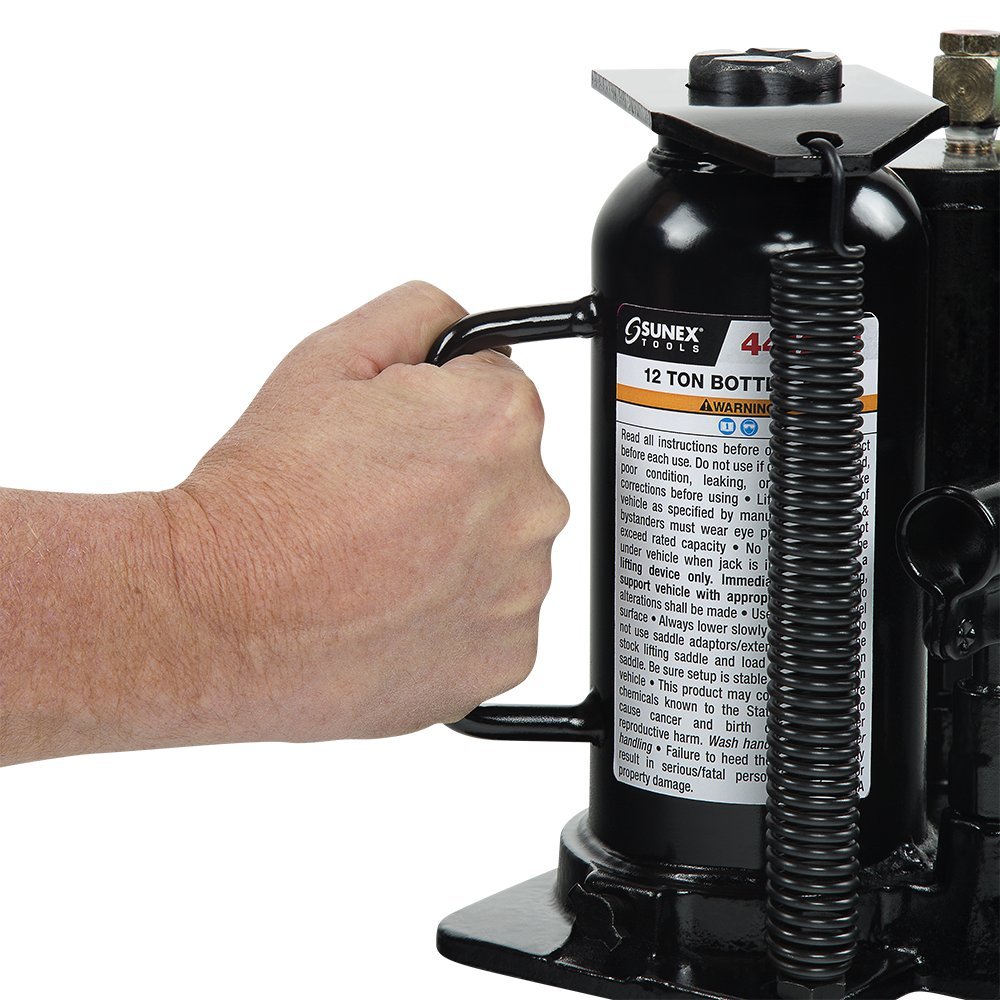 Amazon.com: Sunex Tools - 12 TON AIR Hydraulic Bottle Jack : Sunex