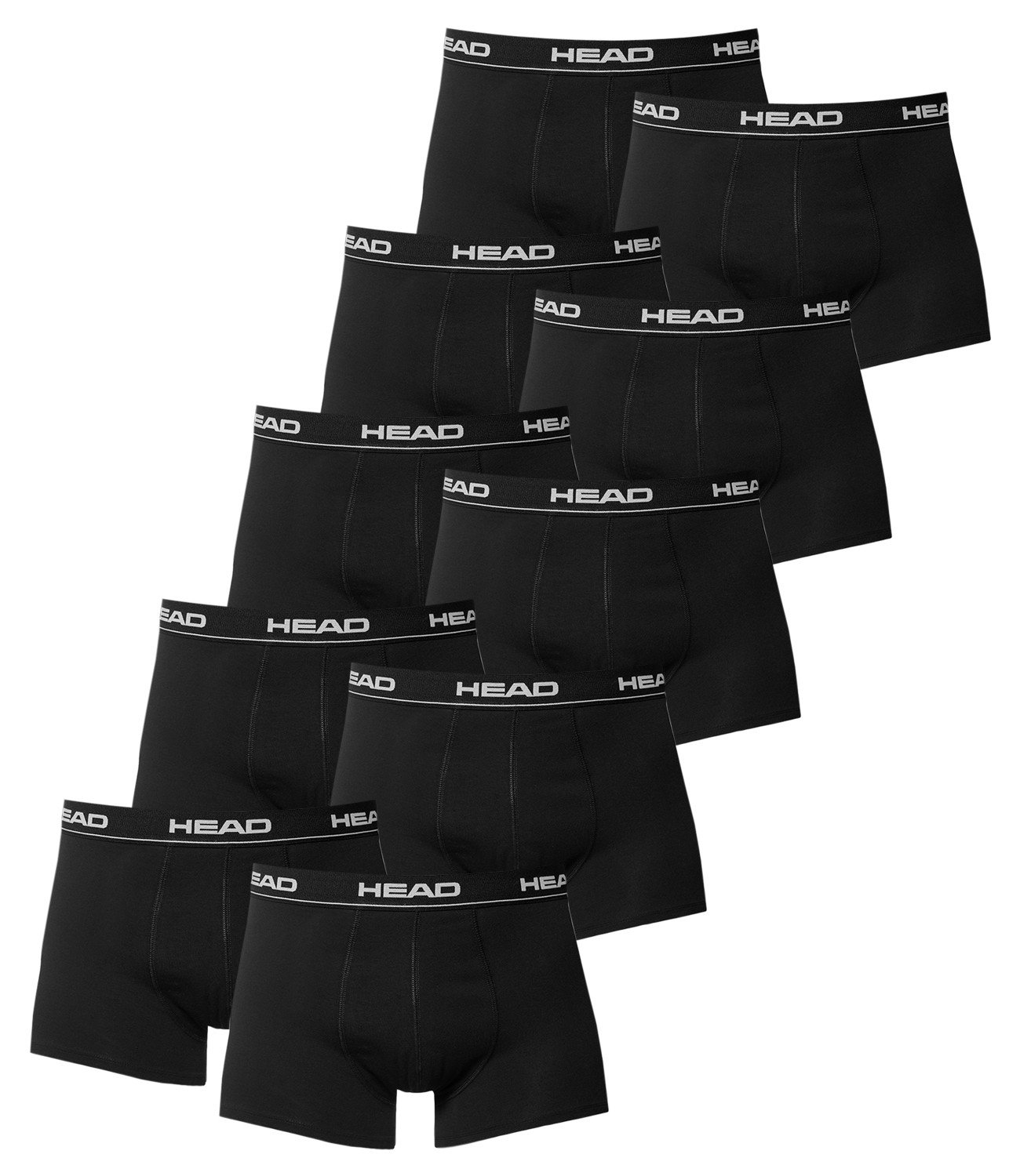 Head Uomo Boxer Intimo Mutande 10 Pacco in Molti Colori