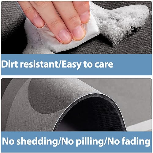 Miniatura 3 de MUTAO Tapetes de baño de secado rápido, súper absorbentes, para suelo de baño, ducha, parte inferior de goma antideslizante, fáciles de limpiar