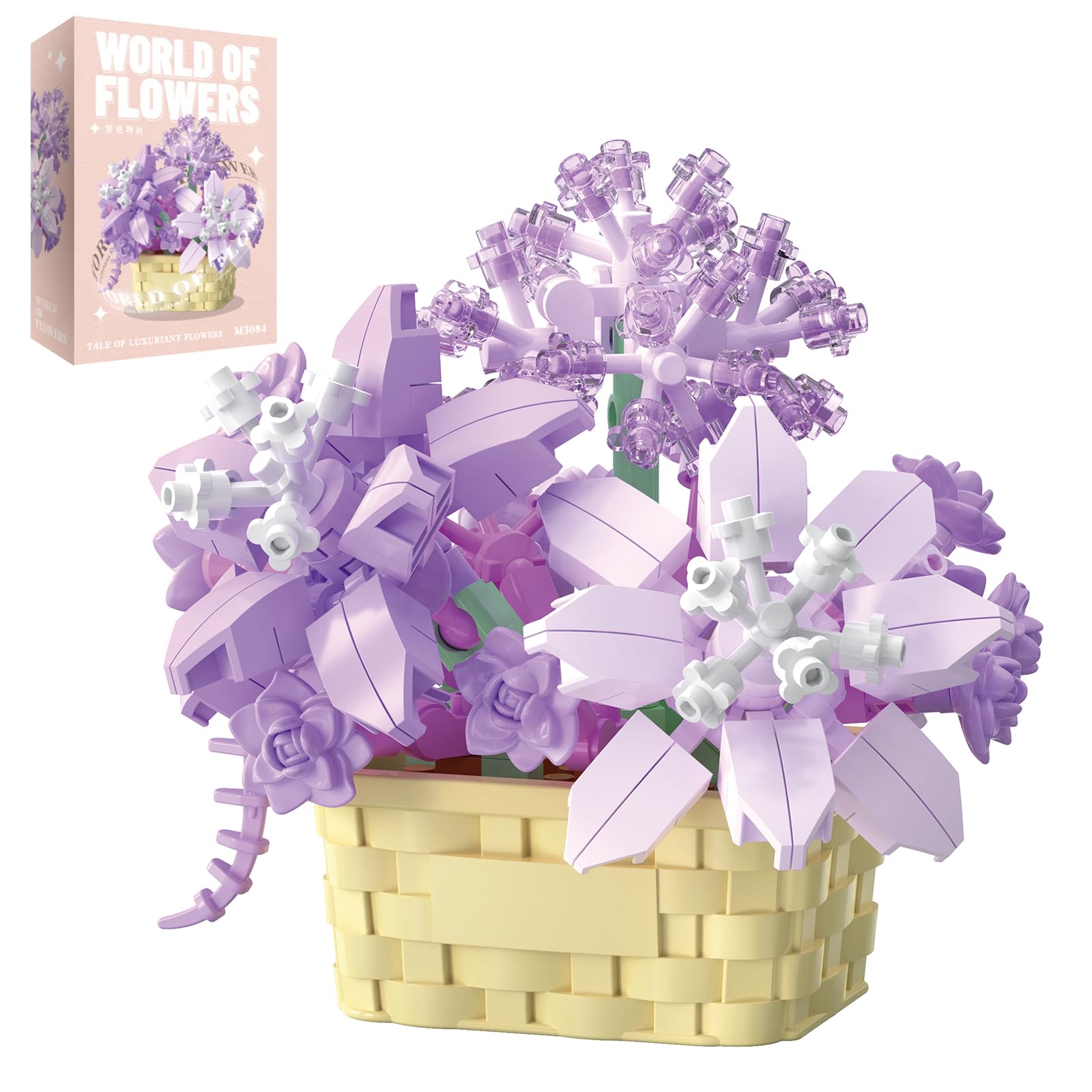 Amazon.com: MJDDJA Mini Flowers Building Block Set, Mini Building