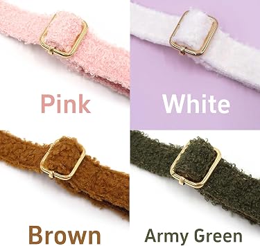 Durable Engraved Dog Collar Adjustable Sizing Fabric (Light Gold Buckle) | XS-XL adjustable sizes, sturdy metal D-ring, breathable fabric, personalized name tag, secure identification