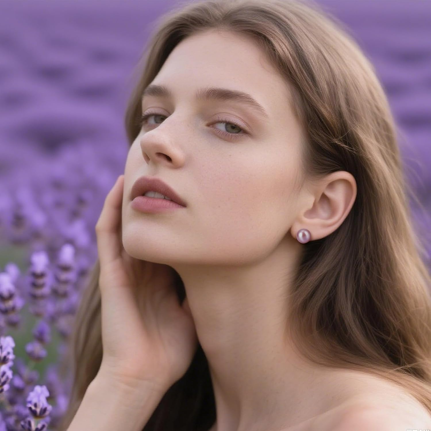 earrings studs for women pearl earrings Sterling Silver AAAAA+ Hypoallergenic Freshwater Cultured Handpicked with Genuine Cultured pearl studs Birthday Wedding Jewelry Valentine's Day Gift - Image 7