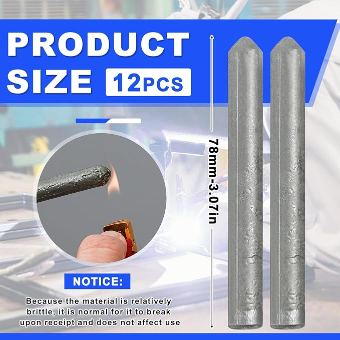 12 Pzs Varillas de Soldadura Universal Baja Temperatura miniatura 2