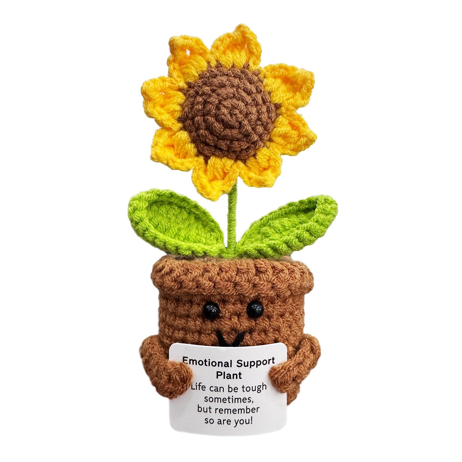 AmpsafeX Sunflower Decor Gift for Women Men, Positive Emotional Support Flower Present, Ideal for Birthday, Christmas, Thank You & Get Well Gifting (Sunflower ornament)
