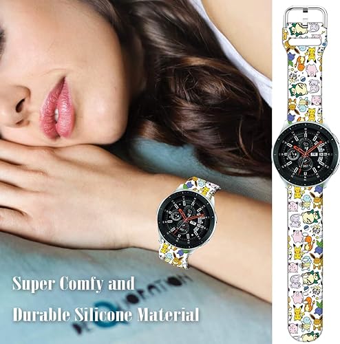 Miniatura 5 de Correas de reloj deportivas compatibles con Samsung Galaxy Watch 7FE654 1.575 in 1.732 inGalaxy Watch 6 Classic 1.850 in 1.693 inWatch 3 1.614 in,