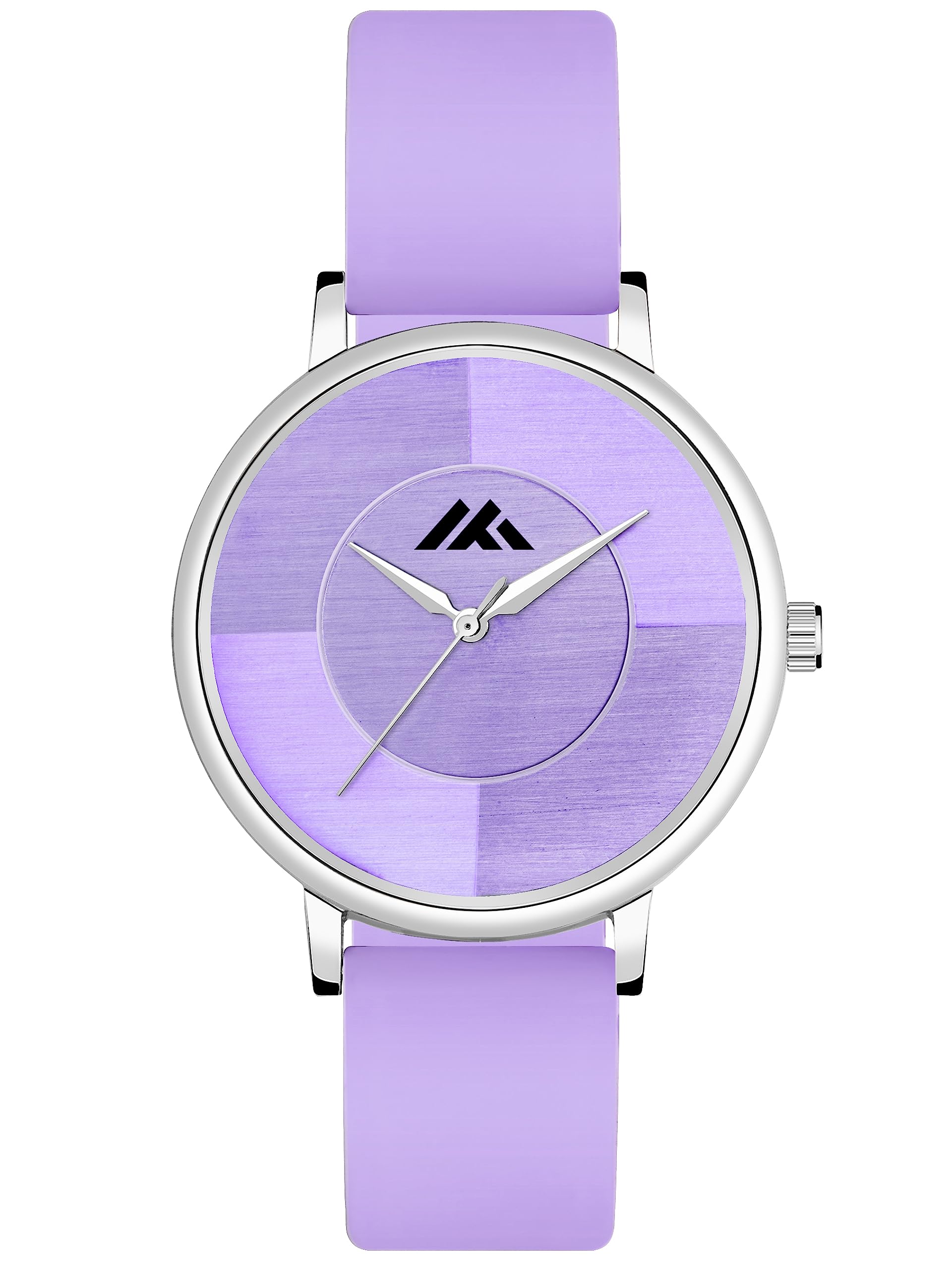 Shocknshop Silicone Casual Analog Round Plain Dial Ladies Wrist Watches For Women & Girls (Purple Colored Dial & Strap), Dial_White, Band_Gold (B0CB65HQ4Z) Amazon Price History, Amazon Price Tracker