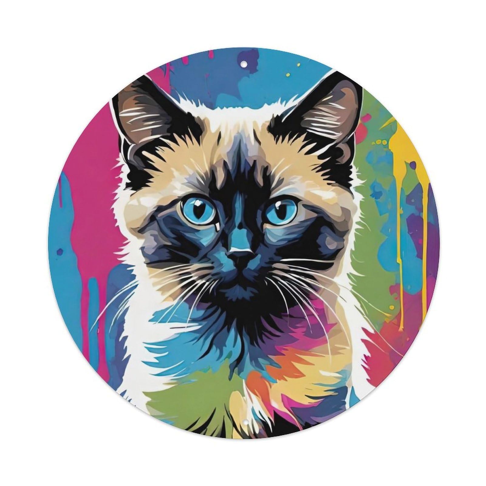 Animal Poster Cute Kitten Metal Tin Sign