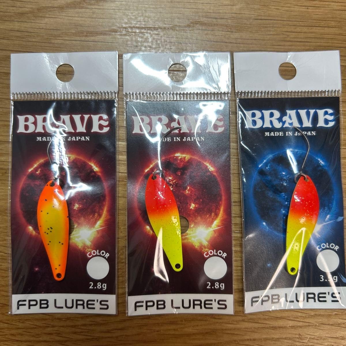 Amazon.co.jp: FPBルアーズ BRAVE ブレイブ 2.8g×2 3.5g×1