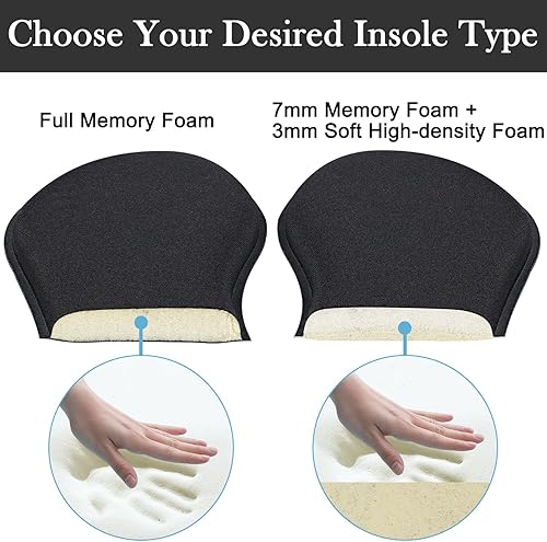 Miniatura 6 de Endoto Memory Foam Insoles for Skechers Shoes, Replacement Cushion Inserts for Men & Women Shock Absorbing & Foot Comfort All Day