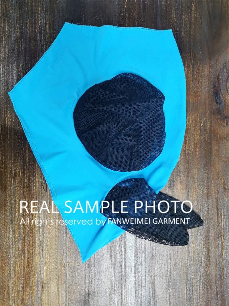 Elastic Horse Fly Mask with Ears Lycra Breathable Mesh Visible Cover Anti-Fly Mesh Equine Masks Equestrian Equipment for Horses Grey… : Pet Supplies