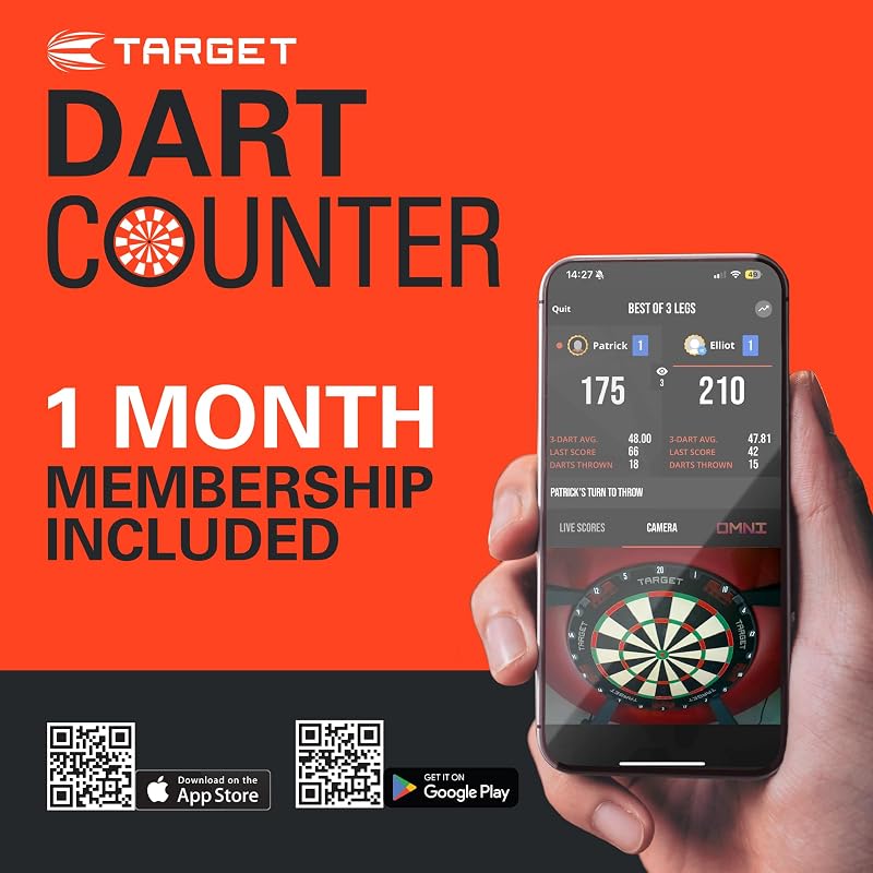 Target Darts Josh Rock Gen 1 acél hegyű darts szett, 90% volfrám, 22-25G, Swiss Point