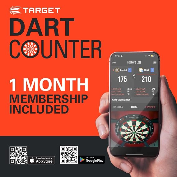 Target Darts Rob Cross Generation 1 Steel Tip Darts, 90% Tungsten Dart Set, 21G/23G | G1 Player Edition Darts with Swiss Point Tips or Fixed Points, Pro Grip Shafts, No.6 Dart Flights