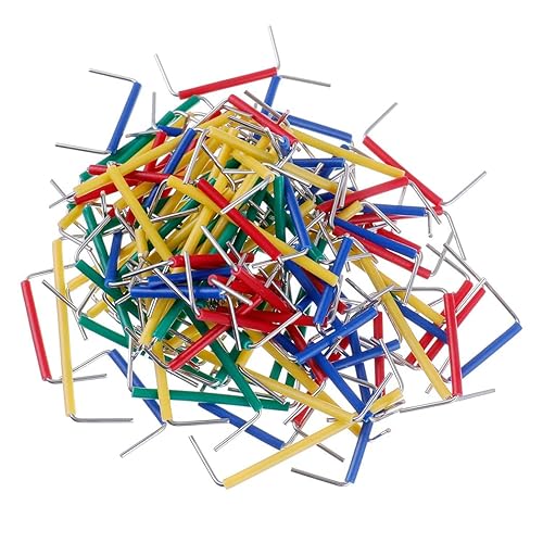 Miniatura 5 de Kit de cables de puente de tabla de pan en forma de U, 14 bóvedas, 560 unidades, 0.079-4.921 in, cables de conexión de placa de pan flexible sin