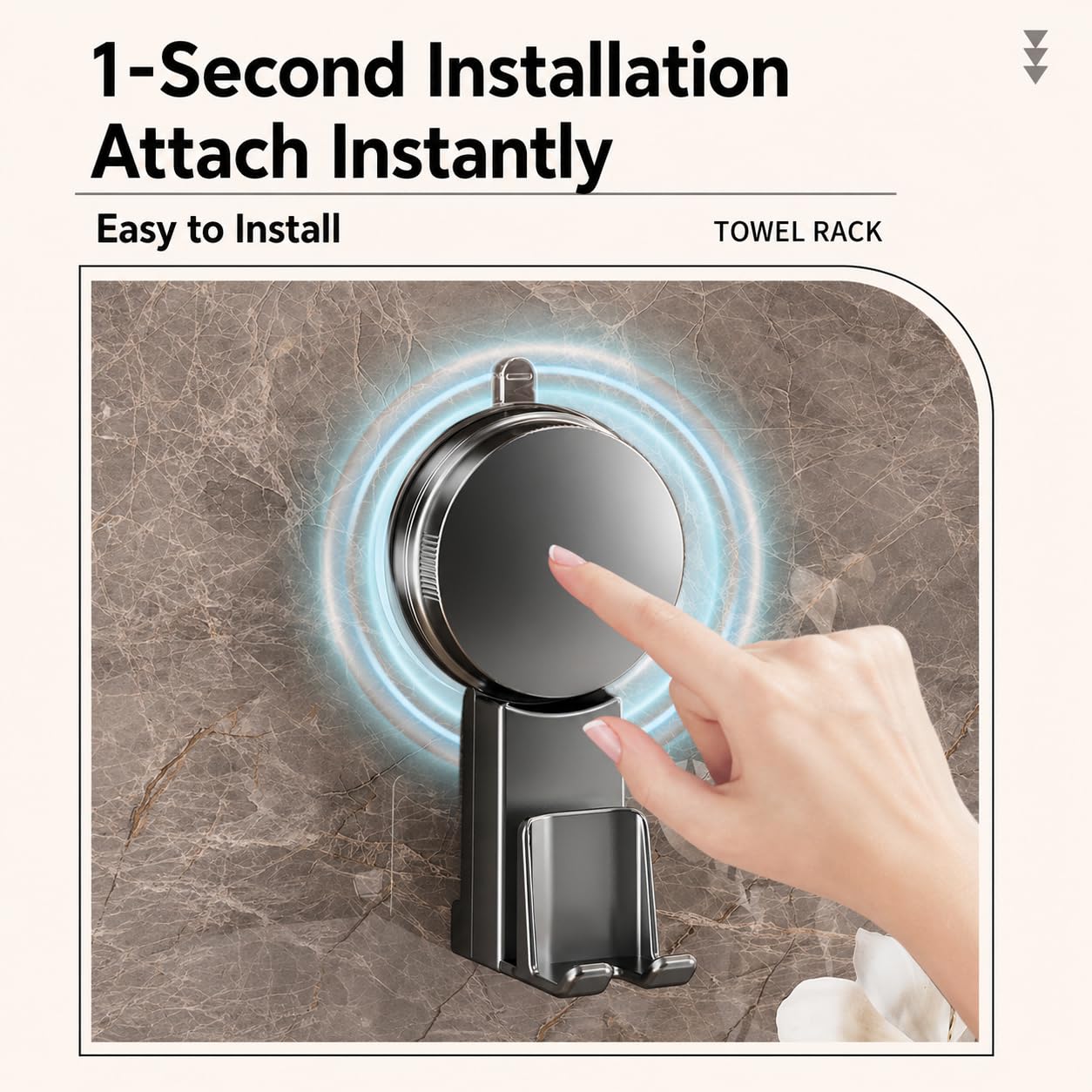 Porta Spazzolino Elettrico da Muro con Bicchiere, Portaspazzolini Bagno Salvaspazio con Ventosa Senza Trapano, Organizer Lavabo in ABS per Piastrelle Specchio Vetro,Grey-3pc