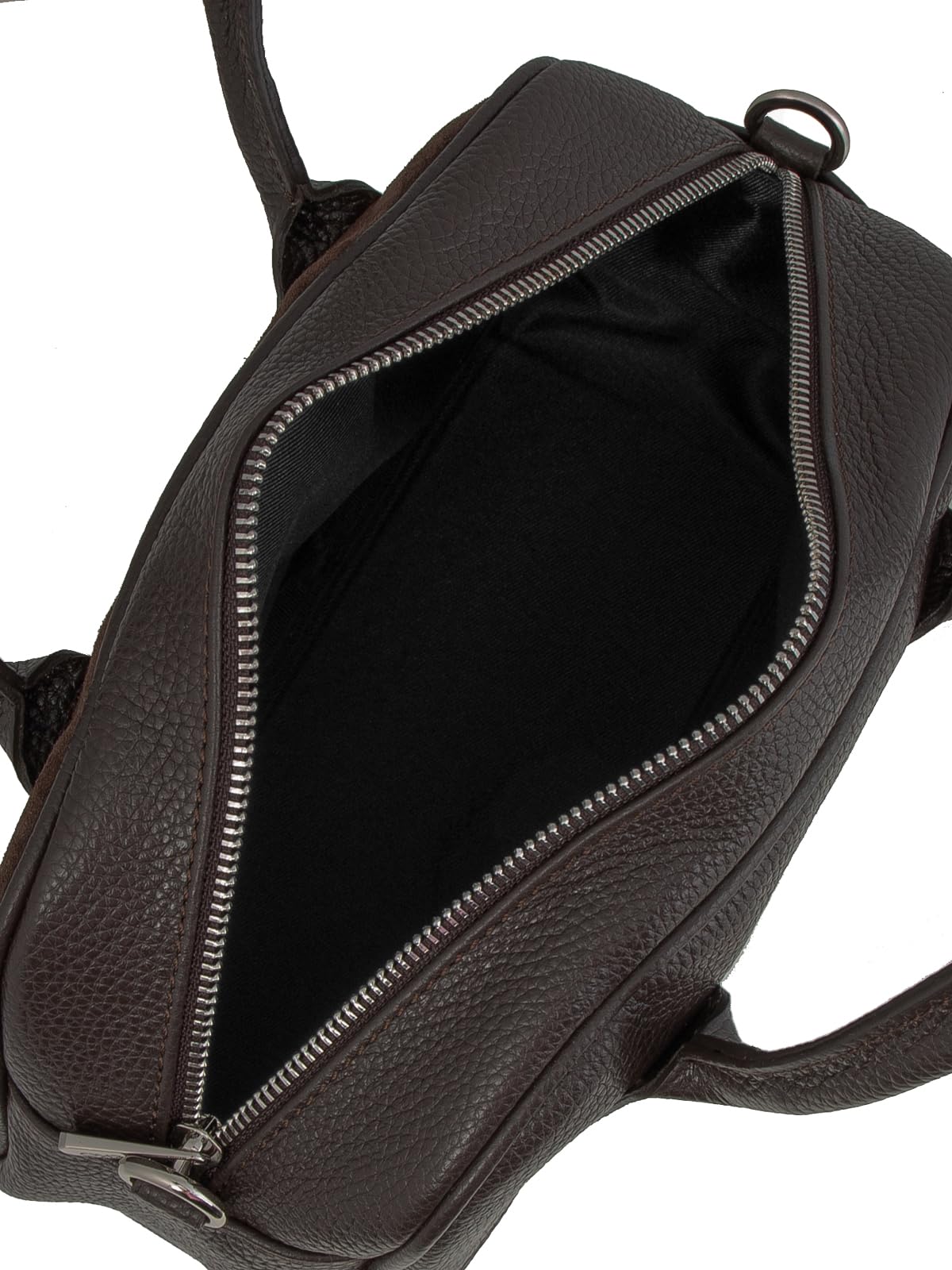 RYLKO damska torebka typu bowling Crossbody, brązowa