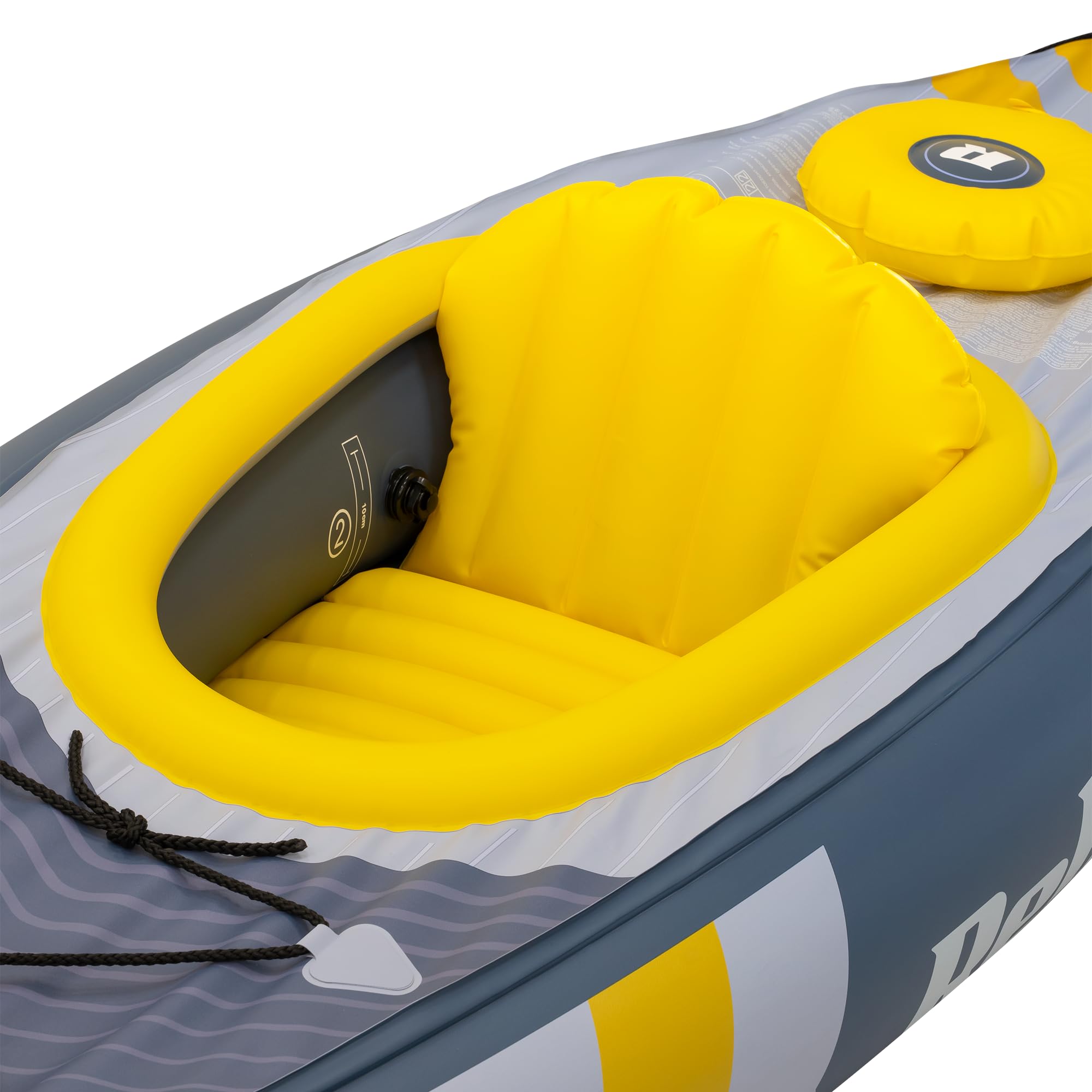 Rebel Electro Kayak Inflable 282x90 Paddle Bomba Asiento RBA-4515