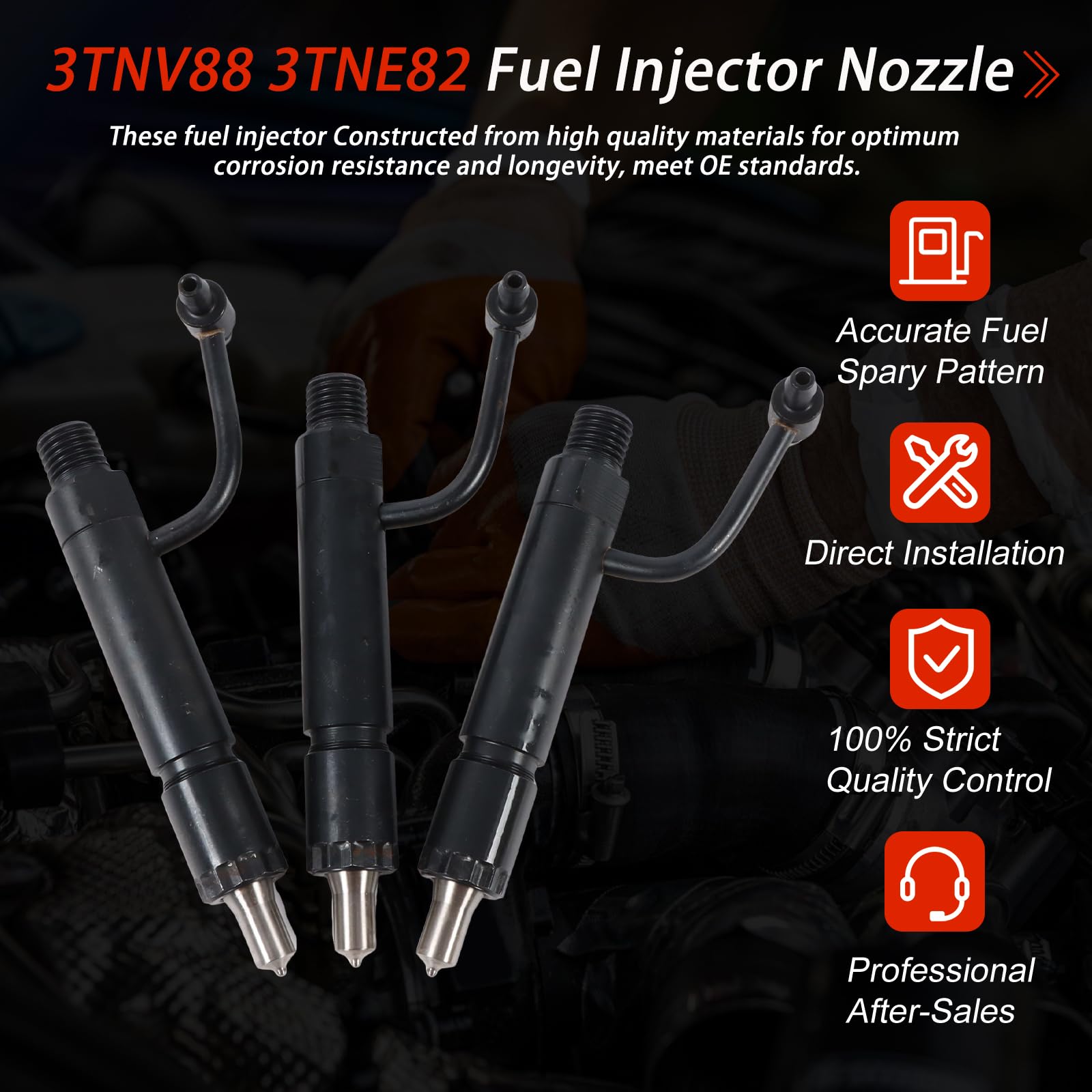 Amazon.com: 3pcs 729008-53100 729004-53101 Fuel Injector Nozzle