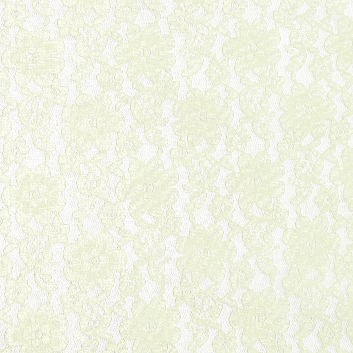 lovemyfabric Polyester Sheer Floral Lace Fabric 58" Wide by for Arts, Crafts, & Sewing (Brown, 1 Yard)