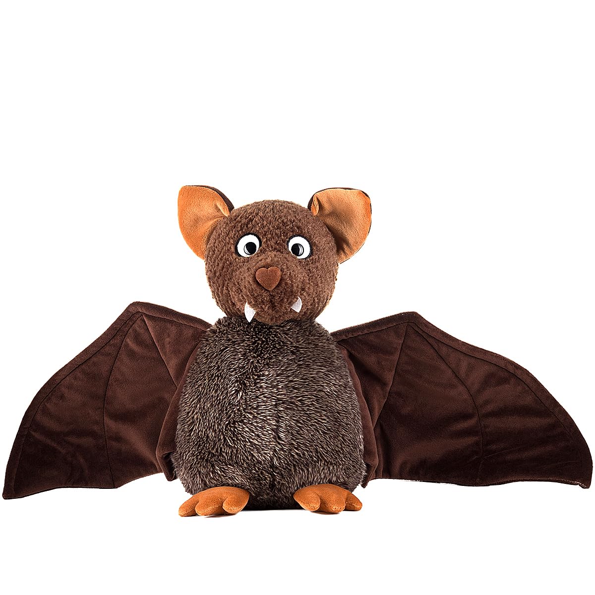 Schaffer 5303 - Plüsch Fledermaus Dragomir - Kuscheltier - Größe (XL) 39 cm | Extra weich - Waschbar bei 30 °C - DIN EN 71 geprüft - Ab Geburt geeignet - Hochwertige Verarbeitung