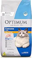 Ração Optimum para Gatos Adultos Castrados Sabor Frango 10,1kg