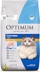 Ração Optimum para Gatos Adultos Castrados Sabor Frango 10,1kg