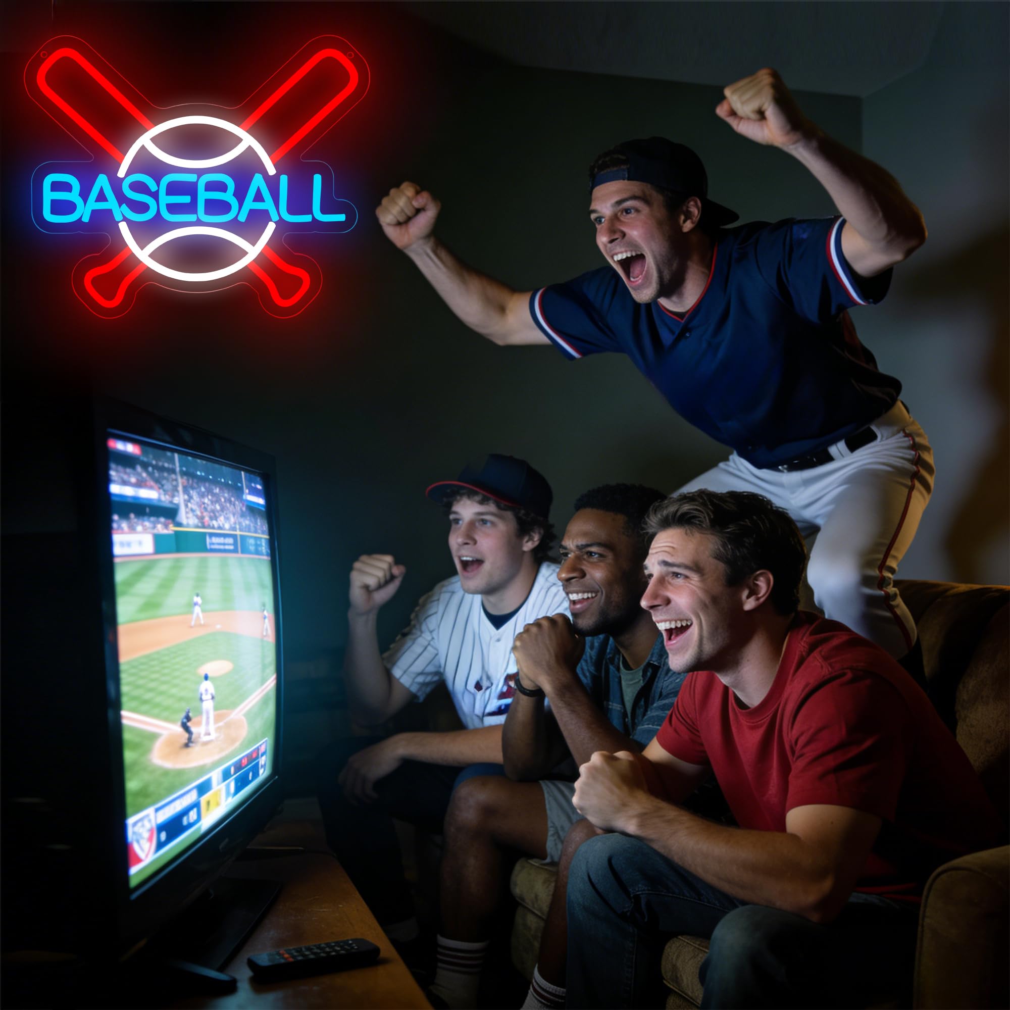 ZKXD311 - Insegna al neon da parete, decorazione da parete, luce al neon per uomo, grotta, sport, insegna luminosa a LED, per club, garage, bar, feste, dormitorio, regali di compleanno per i fan