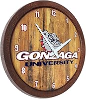Vista 294 de The Fan-Brand NCAA Oklahoma Sooners: Faux Barrel Top Wall Clock Sports Team Bar Sign Décor - Home Man Cave, Party Decoration - Made On Demand