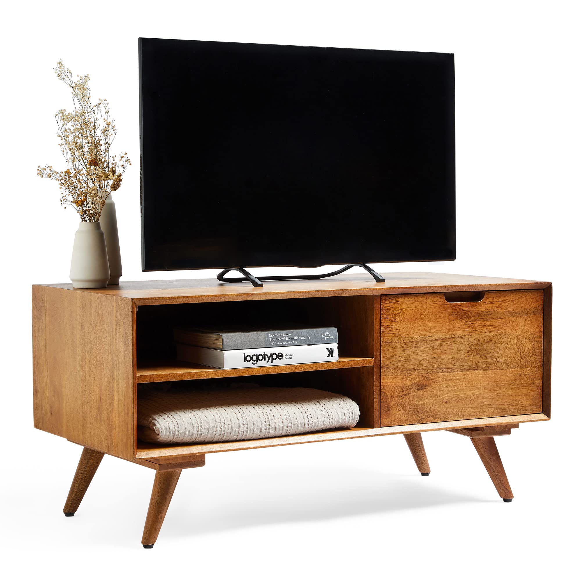 Buy Spinningfield Mango Wood TV Unit Wooden TV For TV's up