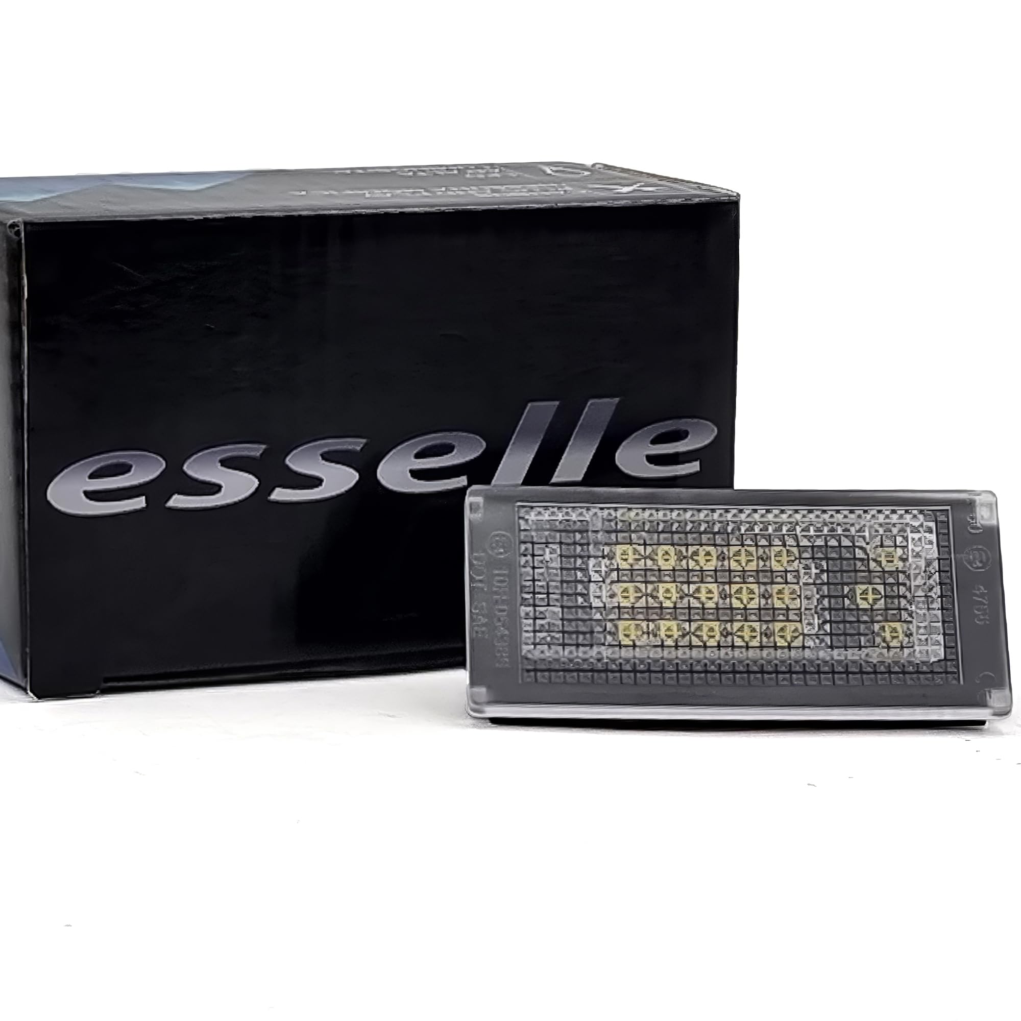 Placchette Luci Targa LED Compatibili con Mini One Cooper R50 18 SMD CANBUS 6000K Bianco Ghiaccio Plug & Play Nessun Errore