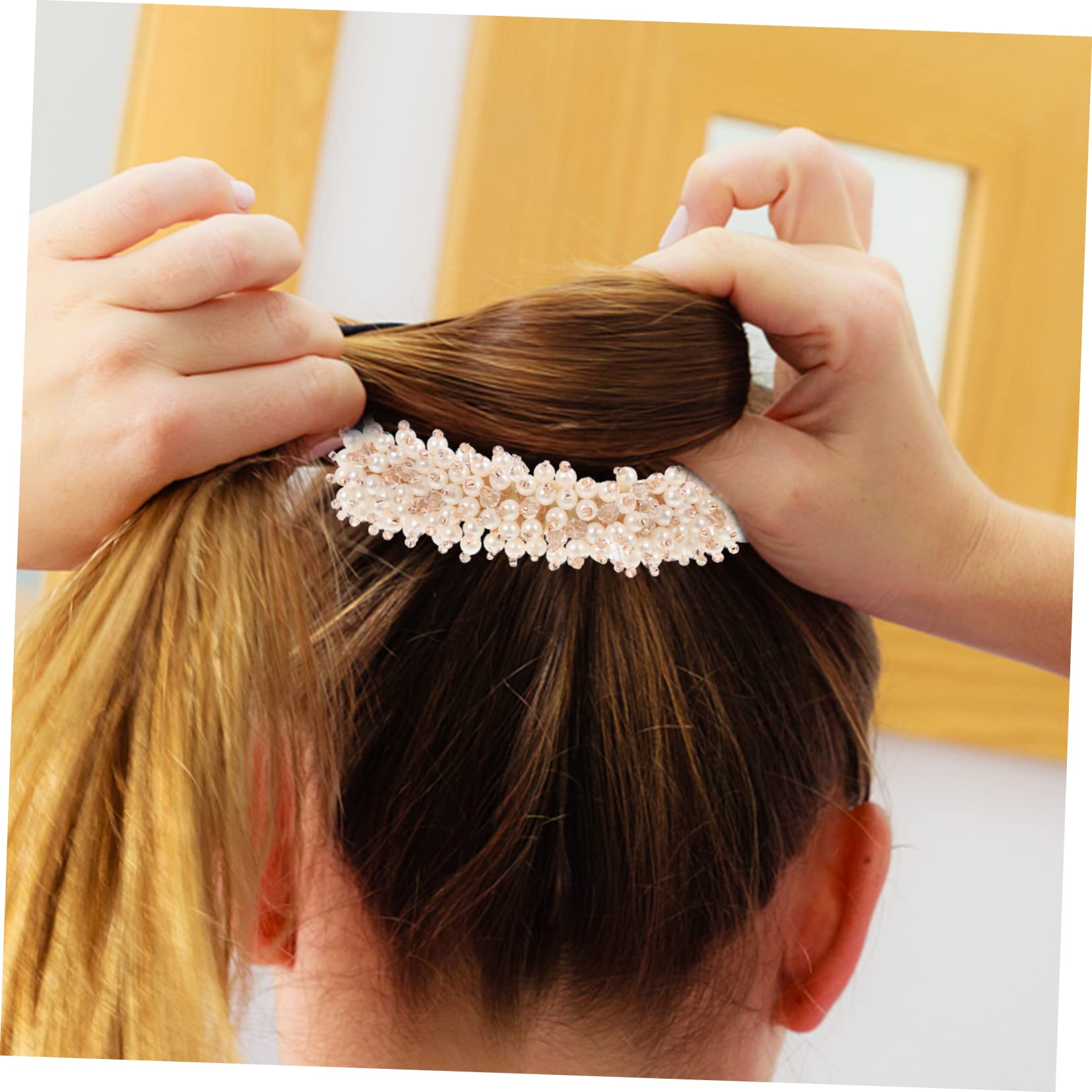 FOMIYES 9piezas Fabricante De Moños Para Mujer Accesorios De Pelo Herramienta De Moño Para Cabello Grueso Curler De Brillantes Para y