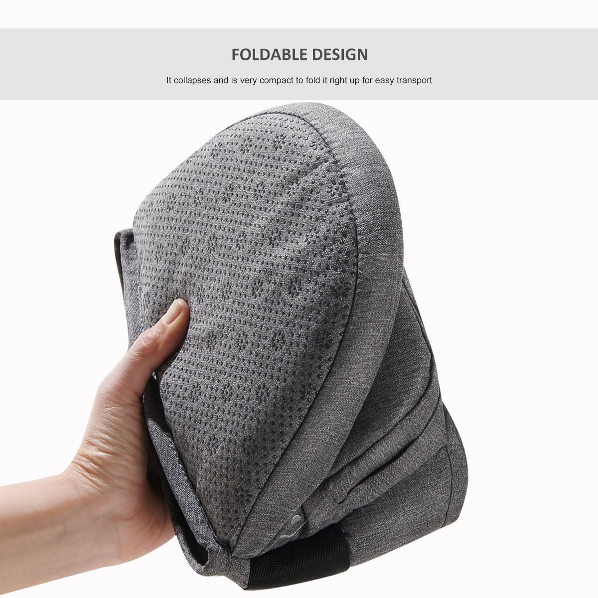 SUNVENO Toddler Carrier Hipseat, Baby Hip Seat Składany Carrier with Long Waistband für Aged 0-36 Months Newborns and Toddlers, Grey