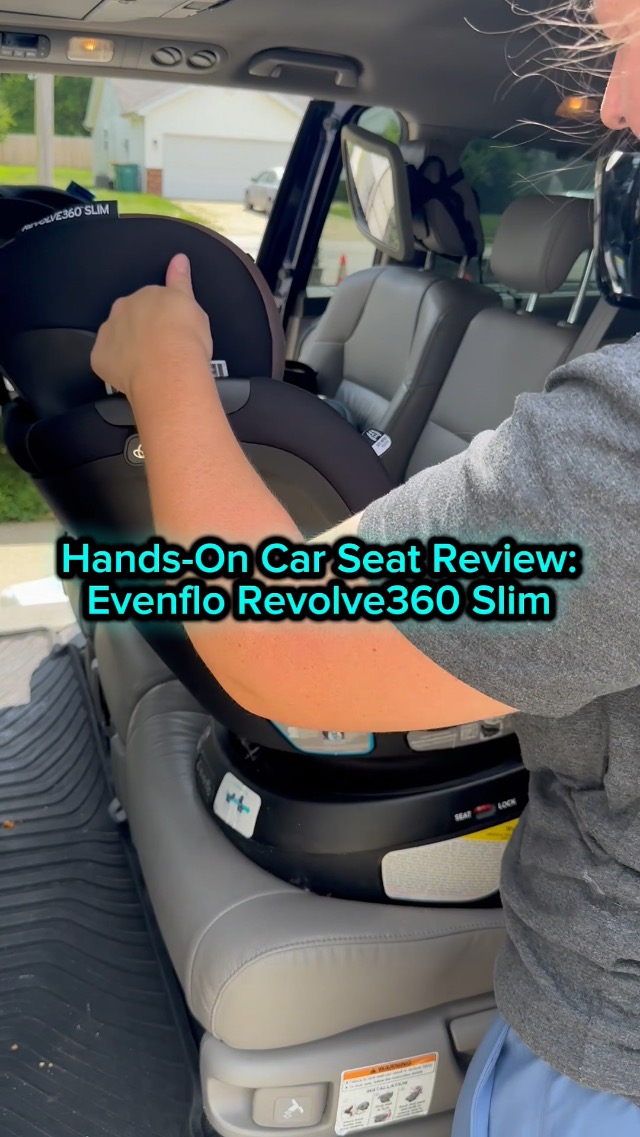 Watch Evenflo Revolve360 Slim Rotating Car Seat- My Honest Review on Amazon Live