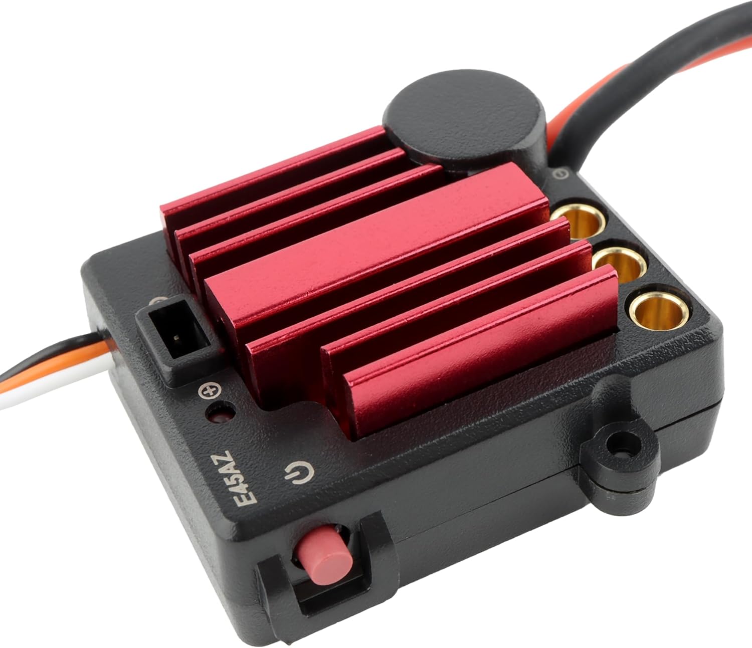 RC Car E45AZ Brushless Motor Electric Speed Controller 45A Smart 2S 3S ESC with Heatsink Accessories Spare Parts for H14BM 14209 14210 JC14EP HP141 HP141S 1:14 Brushless RC Trucks Vehicle