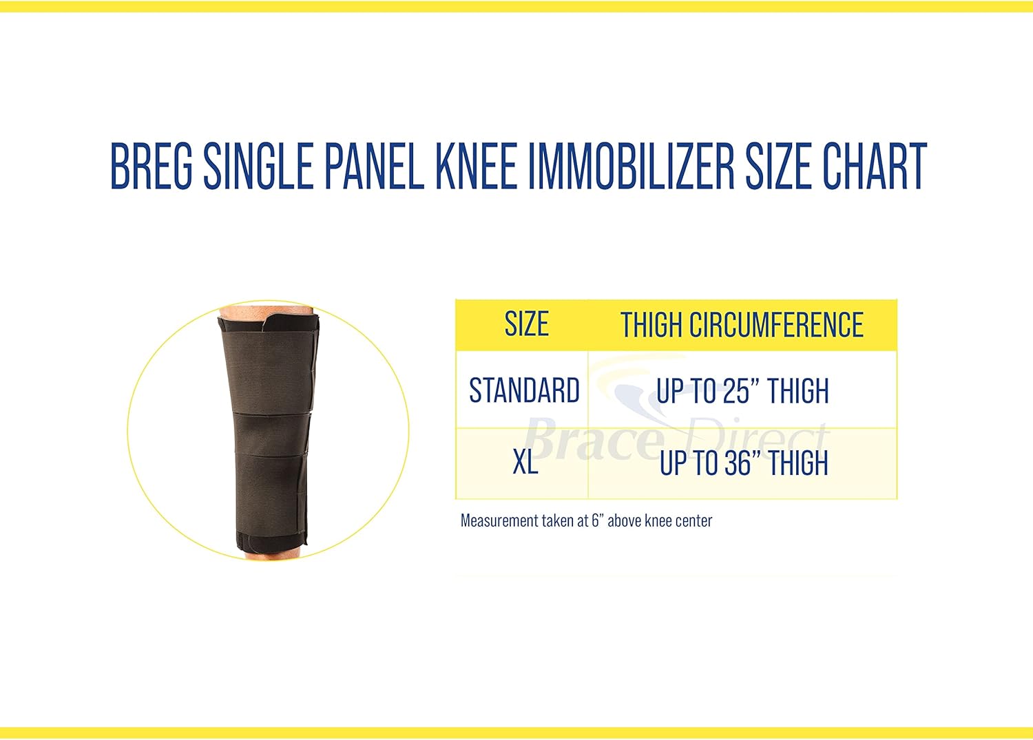 Breg Single Panel Compression Knee Immobilizer (24" Length)