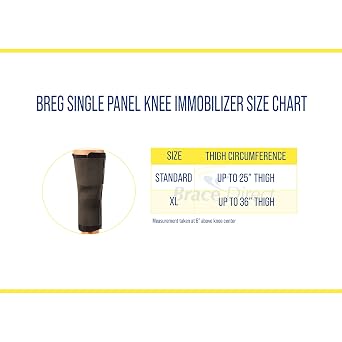 Breg Single Panel Knee Immobilizer - Post Op Straight Leg Splint